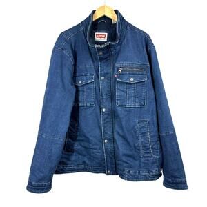 Levi’s‎ Men's Denim Jacket XXL Heavyweight Quilted interion